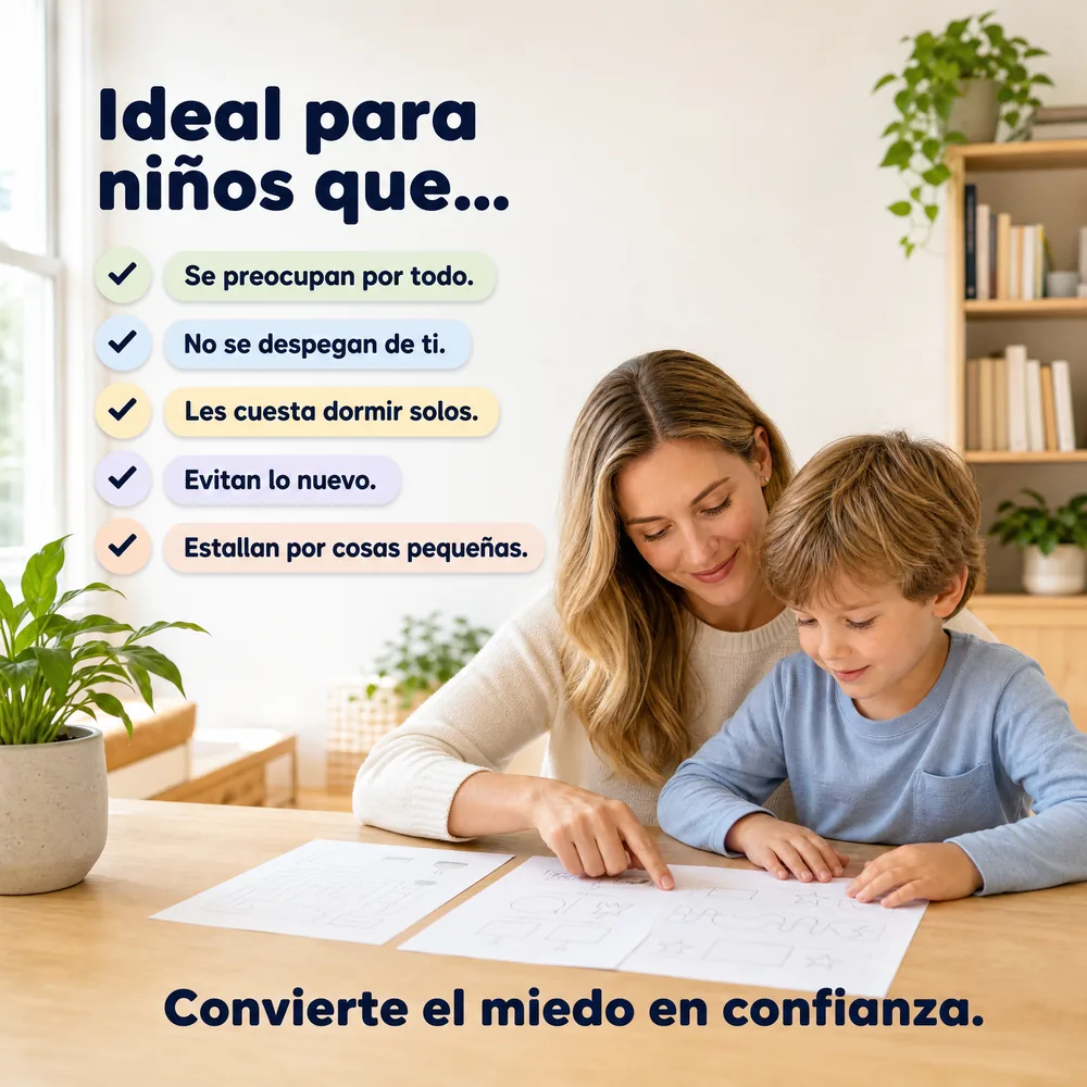 Ideal para niños que se preocupan por todo